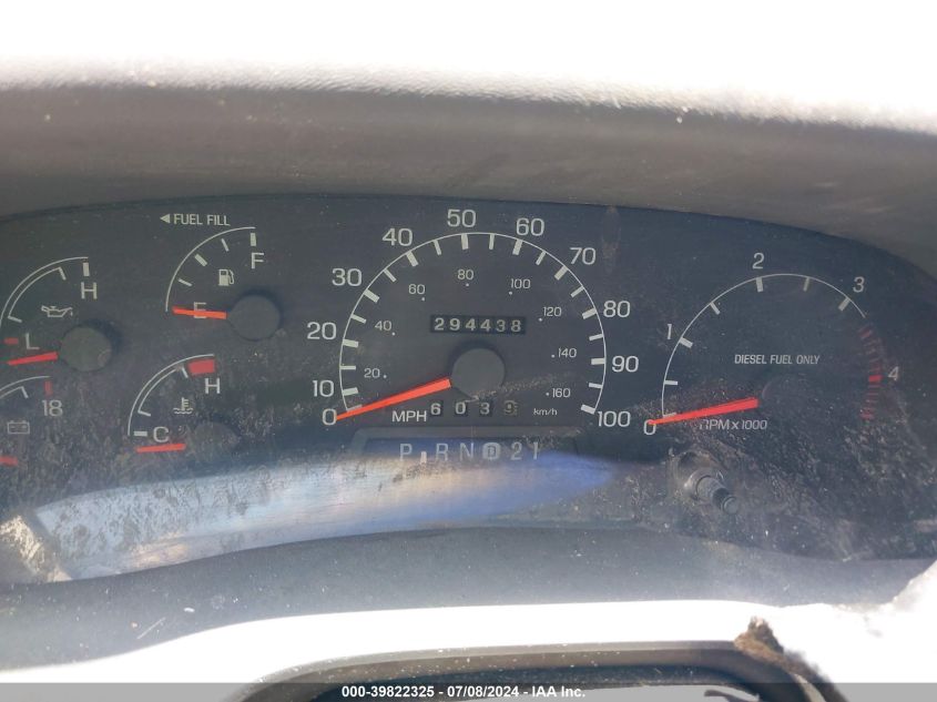 1999 Ford F-350 Lariat/Xl/Xlt VIN: 1FTSW30F2XEB25611 Lot: 39822325