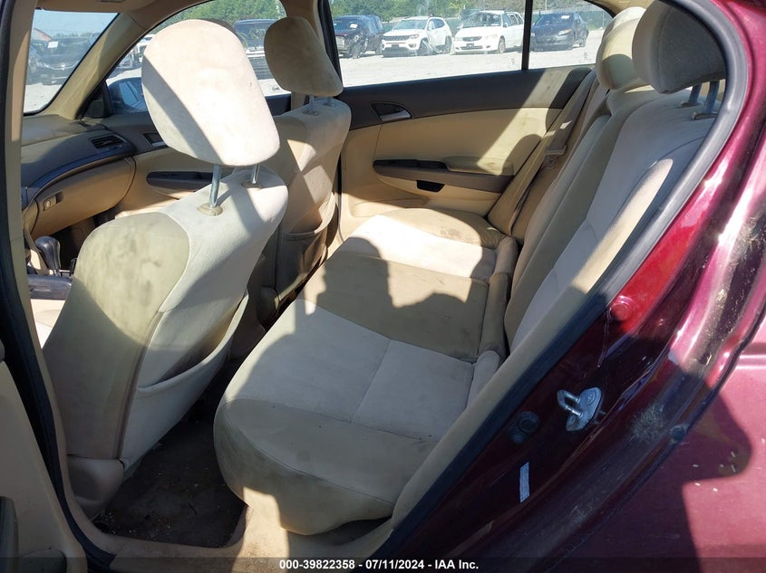 2010 Honda Accord 2.4 Lx VIN: 1HGCP2F36AA028436 Lot: 39822358