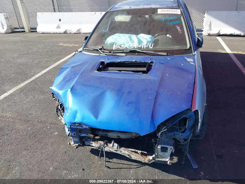 2004 Subaru Impreza Wrx VIN: JF1GG29614G804856 Lot: 39822367