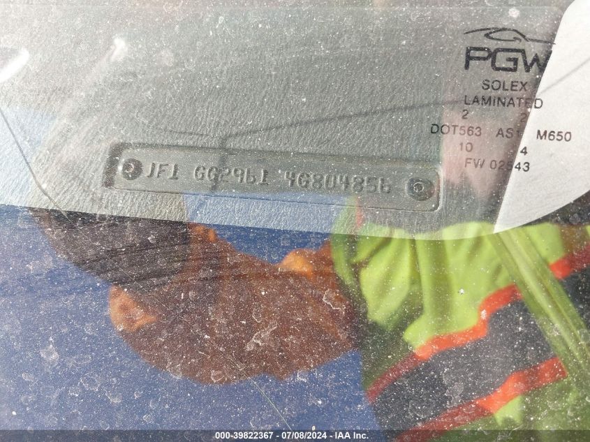 2004 Subaru Impreza Wrx VIN: JF1GG29614G804856 Lot: 39822367