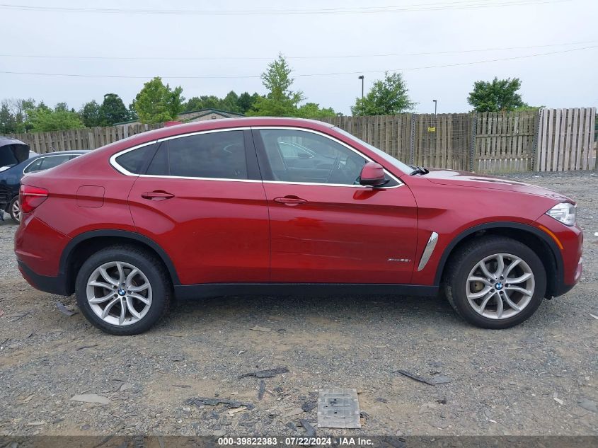 2015 BMW X6 xDrive35I VIN: 5UXKU2C55F0N76853 Lot: 39822383