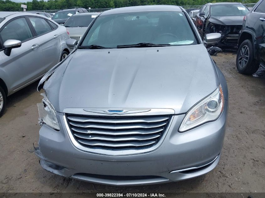 2014 Chrysler 200 Lx VIN: 1C3CCBABXEN213827 Lot: 39822394