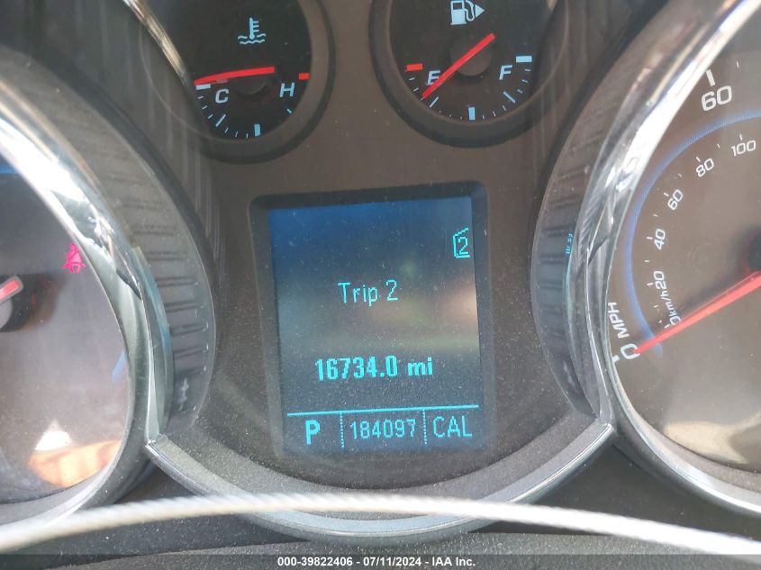 2011 Chevrolet Cruze 1Lt VIN: 1G1PF5S90B7266420 Lot: 39822406