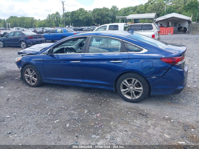 2018 Hyundai Sonata Sel VIN: 5NPE34AF6JH646607 Lot: 39822426
