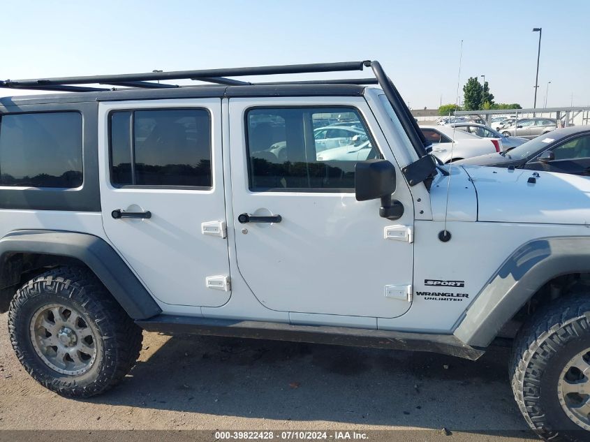 2011 Jeep Wrangler Unlimited Sport VIN: 1J4BA3H18BL626332 Lot: 39822428