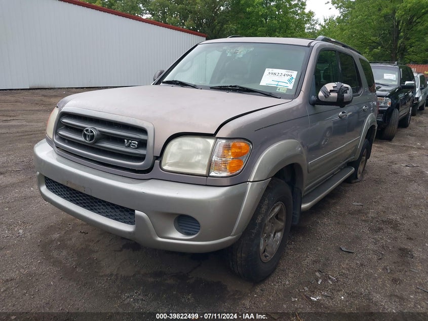 2001 Toyota Sequoia Sr5 V8 VIN: 5TDZT34A91S054351 Lot: 39822499