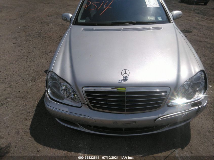 2004 Mercedes-Benz S 430 4Matic VIN: WDBNG83J64A427265 Lot: 39822514