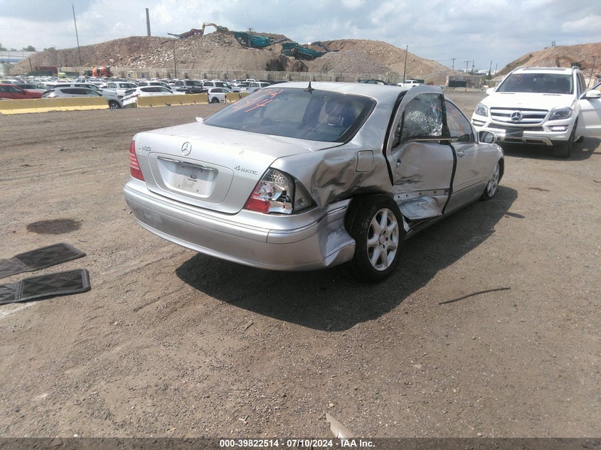 2004 Mercedes-Benz S 430 4Matic VIN: WDBNG83J64A427265 Lot: 39822514