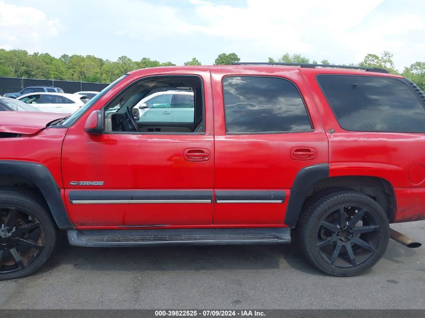 2001 Chevrolet Tahoe Lt VIN: 1GNEC13TX1J140245 Lot: 39822525