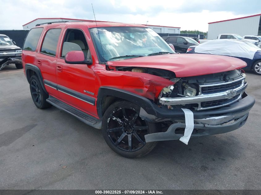 2001 Chevrolet Tahoe Lt VIN: 1GNEC13TX1J140245 Lot: 39822525