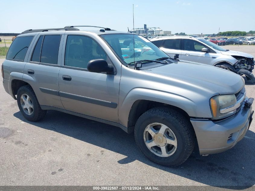 2005 Chevrolet Trailblazer Ls VIN: 1GNDT13S652168319 Lot: 39822587