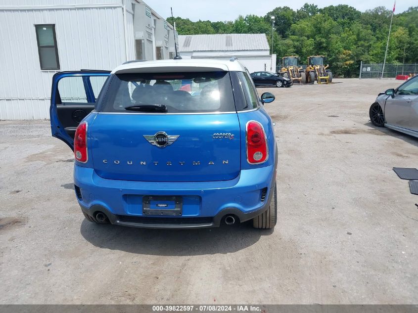 2014 Mini Countryman Cooper S VIN: WMWZC3C57EWP27239 Lot: 39822597