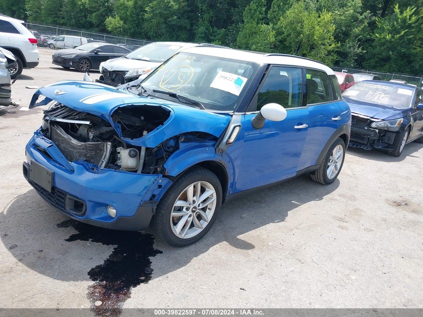 2014 Mini Countryman Cooper S VIN: WMWZC3C57EWP27239 Lot: 39822597