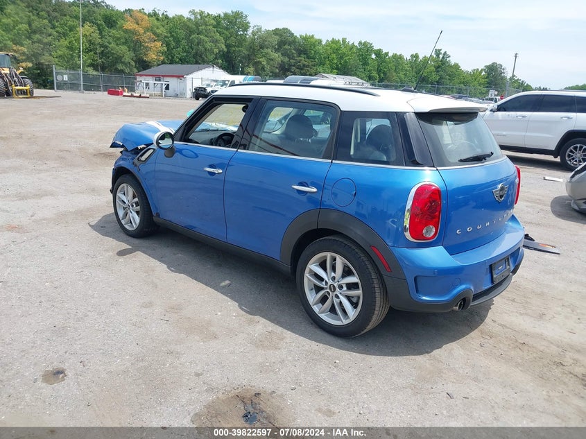 2014 Mini Countryman Cooper S VIN: WMWZC3C57EWP27239 Lot: 39822597