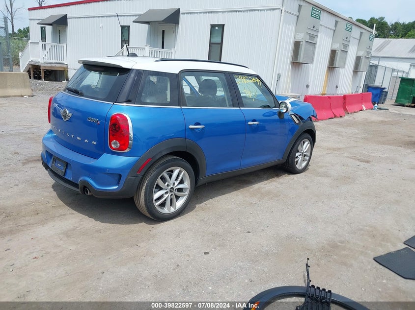 2014 Mini Countryman Cooper S VIN: WMWZC3C57EWP27239 Lot: 39822597