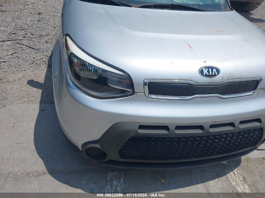 2015 Kia Soul VIN: KNDJN2A26F7768356 Lot: 39822599