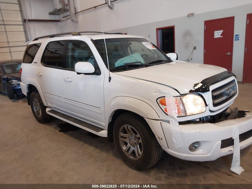 2004 Toyota Sequoia Limited V8 VIN: 5TDBT48A24S224135 Lot: 39822625