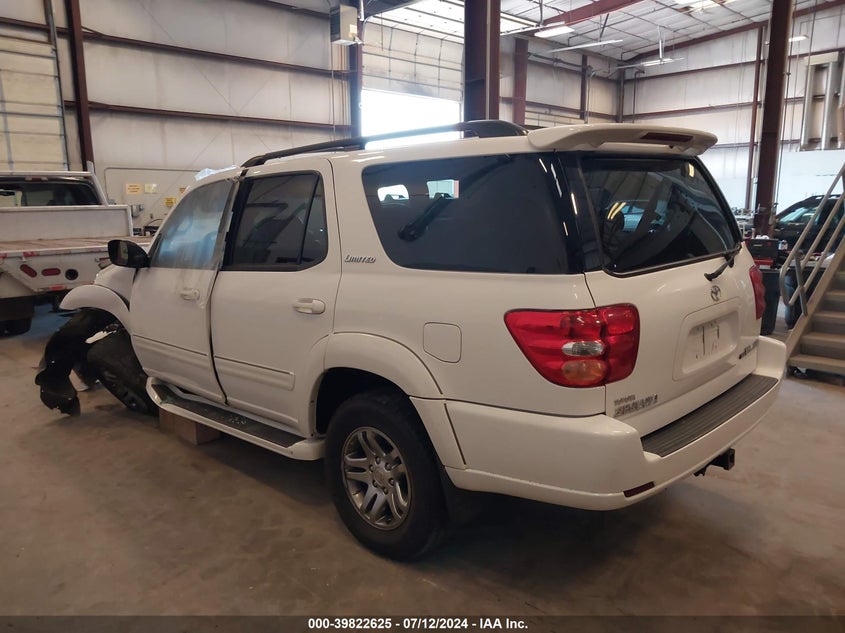 2004 Toyota Sequoia Limited V8 VIN: 5TDBT48A24S224135 Lot: 39822625