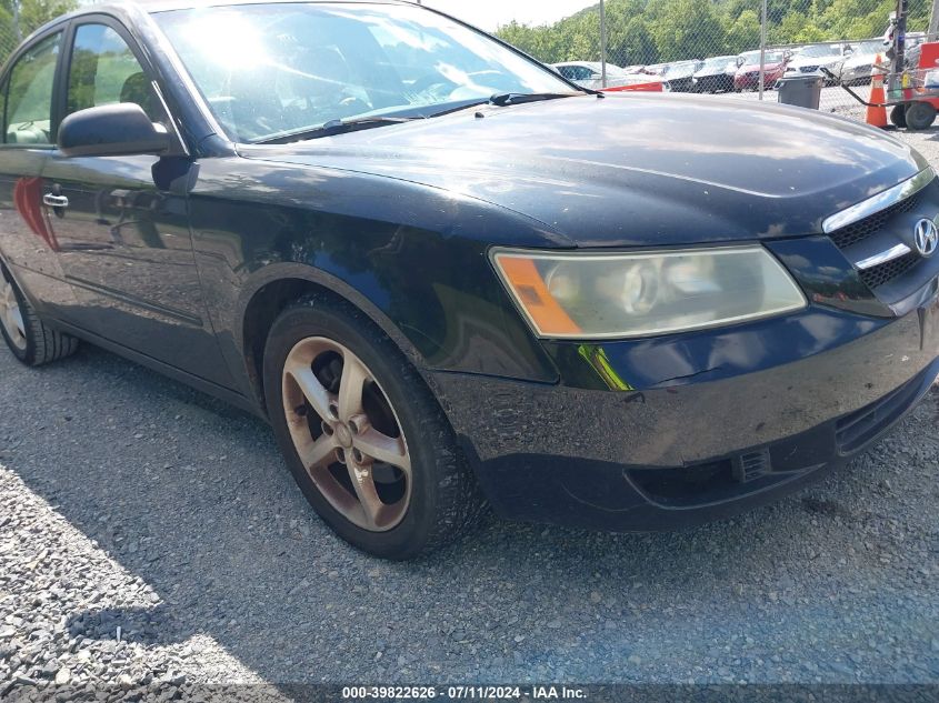 2007 Hyundai Sonata Limited/Se V6 VIN: 5NPEU46F57H167335 Lot: 39822626