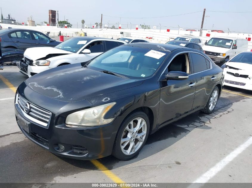 2012 Nissan Maxima S/Sv VIN: 1N4AA5AP2CC827680 Lot: 39822629