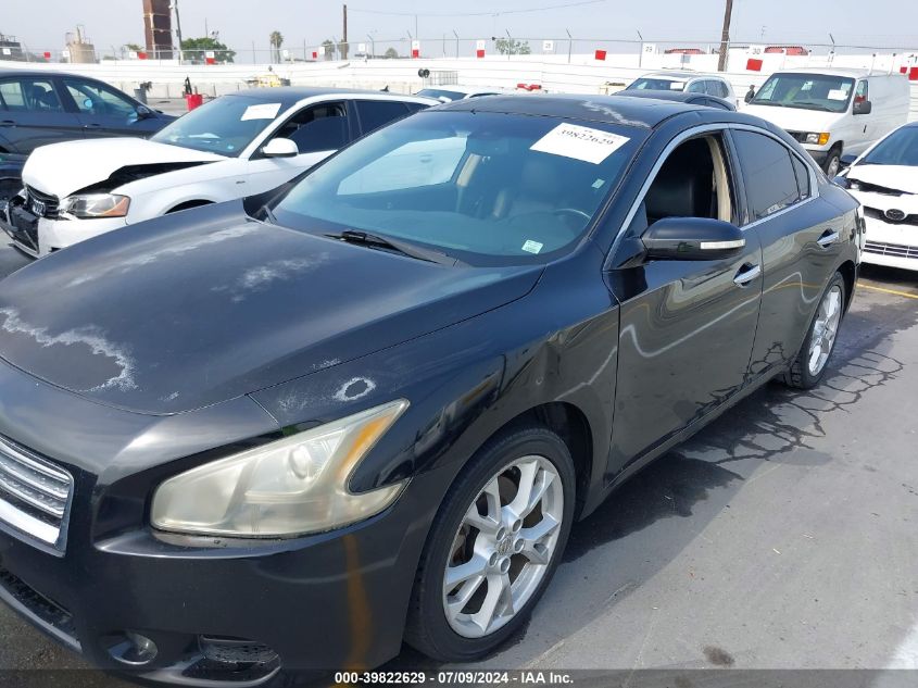 2012 Nissan Maxima S/Sv VIN: 1N4AA5AP2CC827680 Lot: 39822629