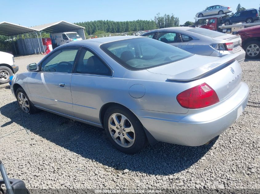 2001 Acura 3.2Cl VIN: 19UYA42411A031195 Lot: 39822630