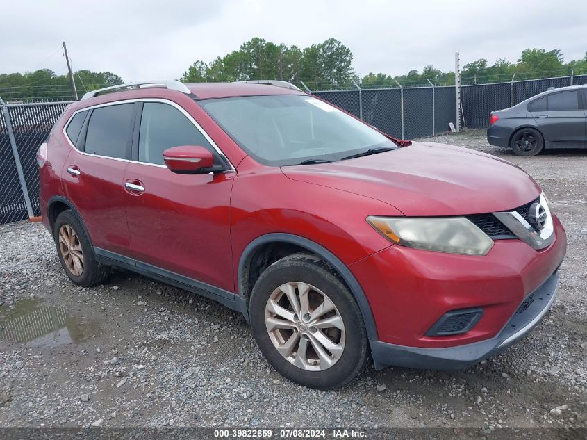 2014 Nissan Rogue Sv VIN: 5N1AT2MT4EC806484 Lot: 40674562