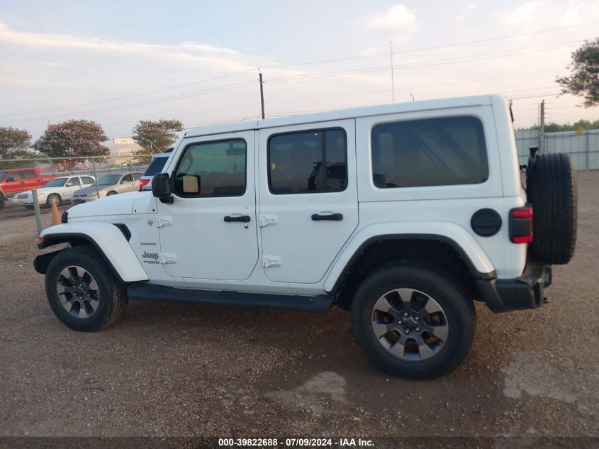 2021 Jeep Wrangler Unlimited Sahara 4X4 VIN: 1C4HJXEGXMW665487 Lot: 39822688