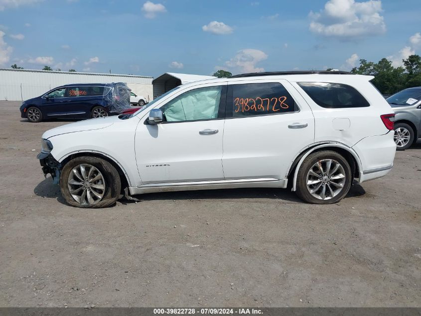 2022 Dodge Durango Citadel Awd VIN: 1C4SDJET9NC219079 Lot: 39822728