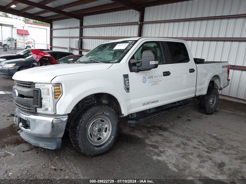 2019 FORD F-250 VIN: 1FT7W2B60KEF58902