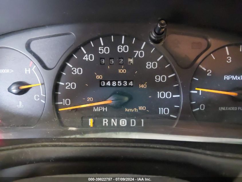 1997 Ford Taurus Gl VIN: 1FALP52U2VG300097 Lot: 39822757