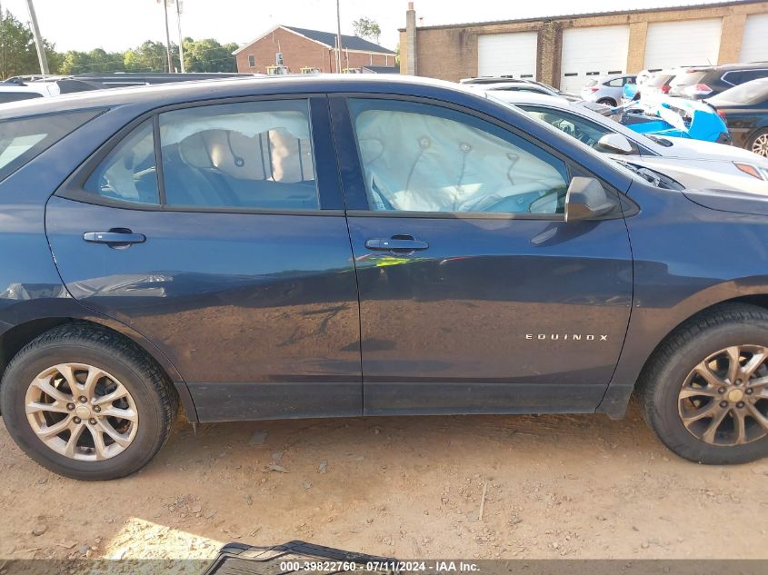 2018 Chevrolet Equinox Ls VIN: 3GNAXREV3JL325858 Lot: 39822760