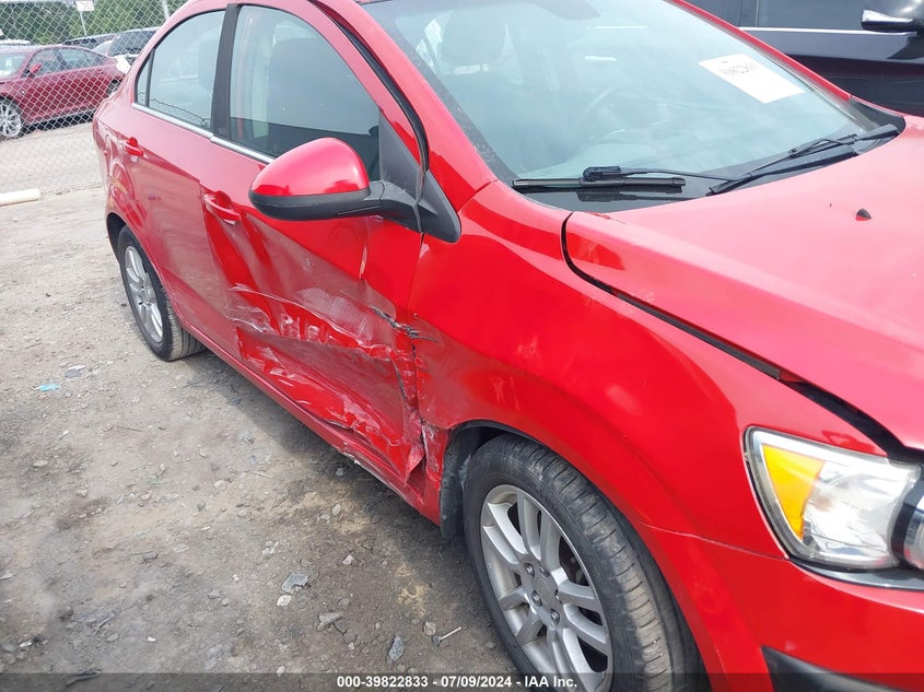 2013 Chevrolet Sonic Lt VIN: 1G1JC5SH1D4146541 Lot: 39822833