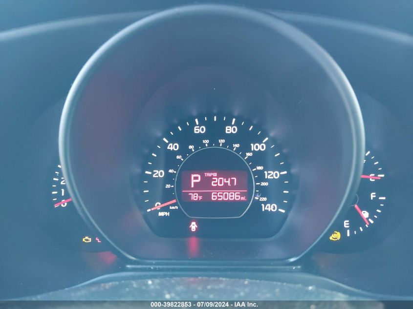 2017 Kia Soul + VIN: KNDJP3A59H7429703 Lot: 39822853