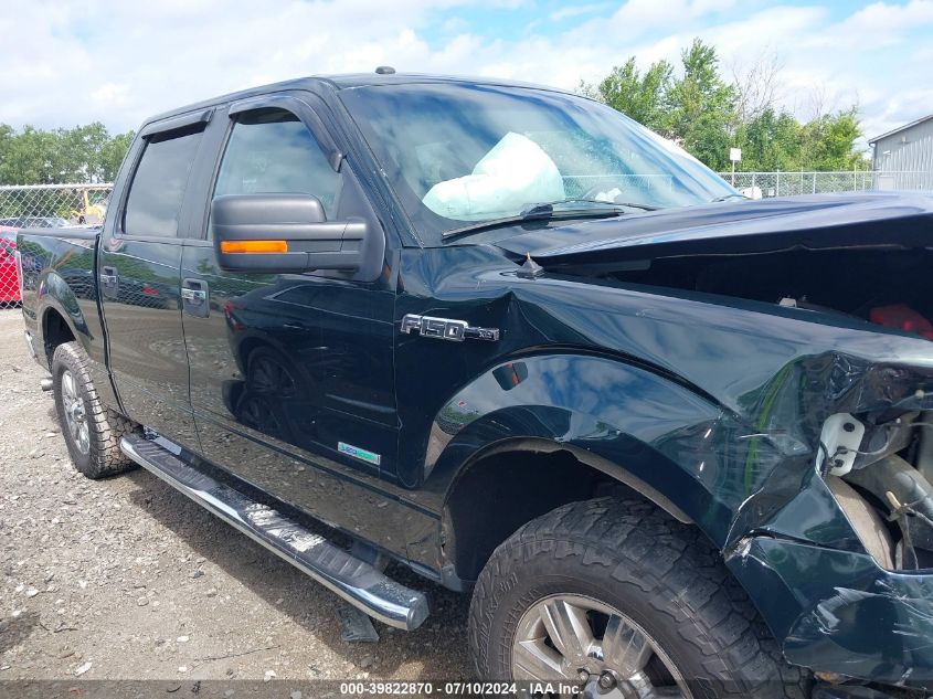 2012 Ford F150 Supercrew VIN: 1FTFW1ET7CFB70343 Lot: 39822870