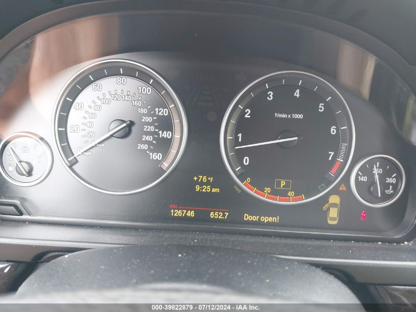 2011 BMW 535I xDrive VIN: WBAFU7C5XBC870383 Lot: 39822879