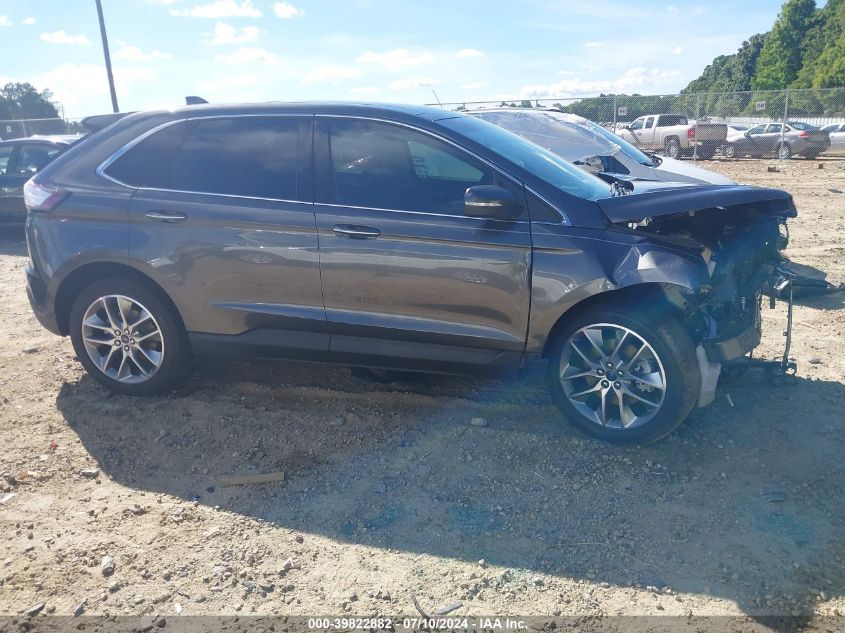2018 Ford Edge Titanium VIN: 2FMPK3K82JBC04629 Lot: 39822882