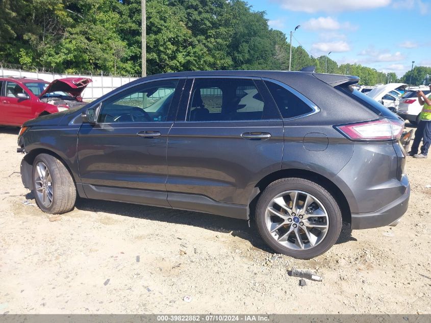 2018 Ford Edge Titanium VIN: 2FMPK3K82JBC04629 Lot: 39822882