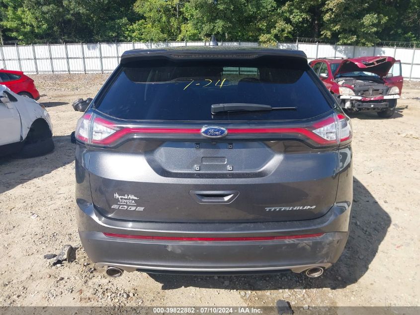 2018 Ford Edge Titanium VIN: 2FMPK3K82JBC04629 Lot: 39822882