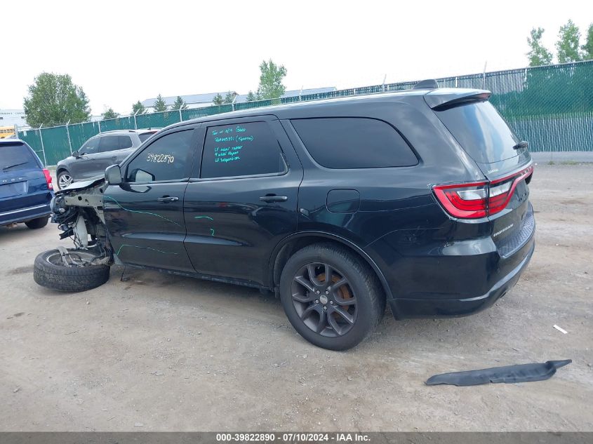 2016 Dodge Durango R/T VIN: 1C4SDHCT4GC387095 Lot: 39822890