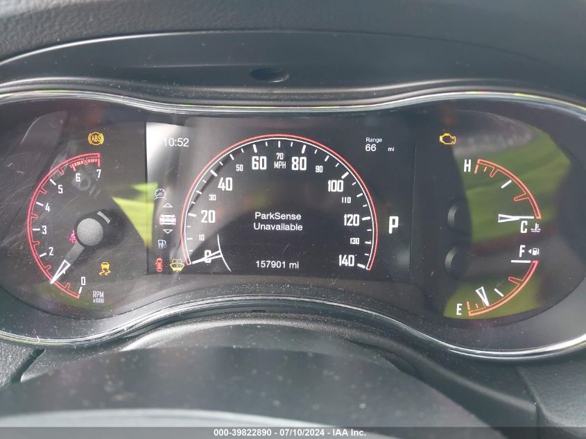 2016 Dodge Durango R/T VIN: 1C4SDHCT4GC387095 Lot: 39822890