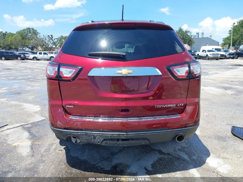 2015 Chevrolet Traverse Ltz VIN: 1GNKVJKD5FJ298944 Lot: 39822892