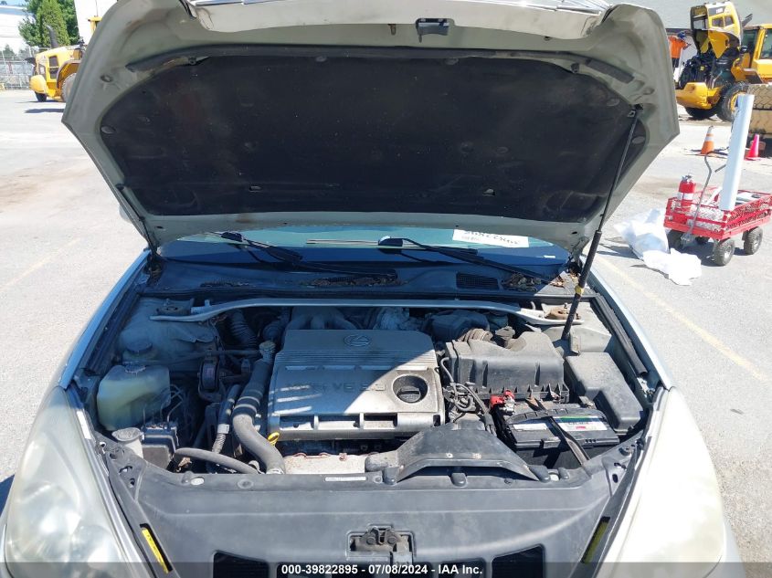 2004 Lexus Es 330 VIN: JTHBA30G940001382 Lot: 39822895