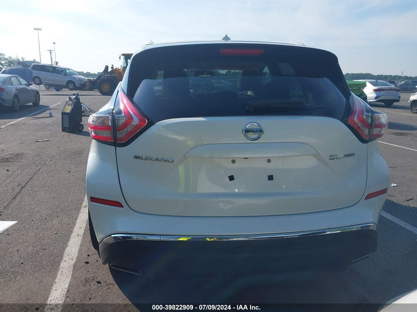 2015 Nissan Murano S/Sl/Sv/Platinum VIN: 5N1AZ2MH8FN283132 Lot: 39822909