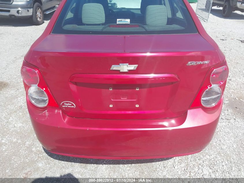 2013 Chevrolet Sonic Ls Auto VIN: 1G1JA5SH6D4240226 Lot: 39822912