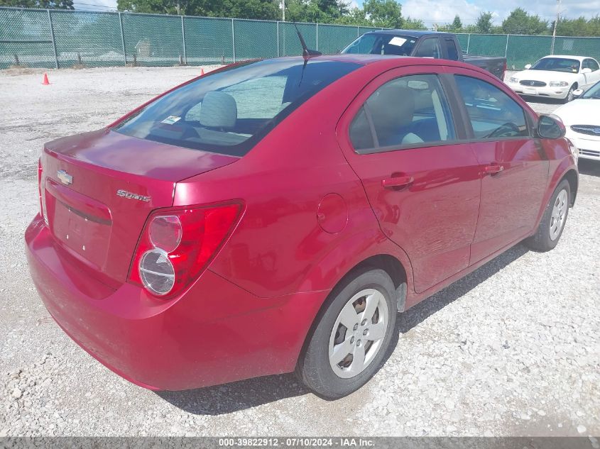 2013 Chevrolet Sonic Ls Auto VIN: 1G1JA5SH6D4240226 Lot: 39822912