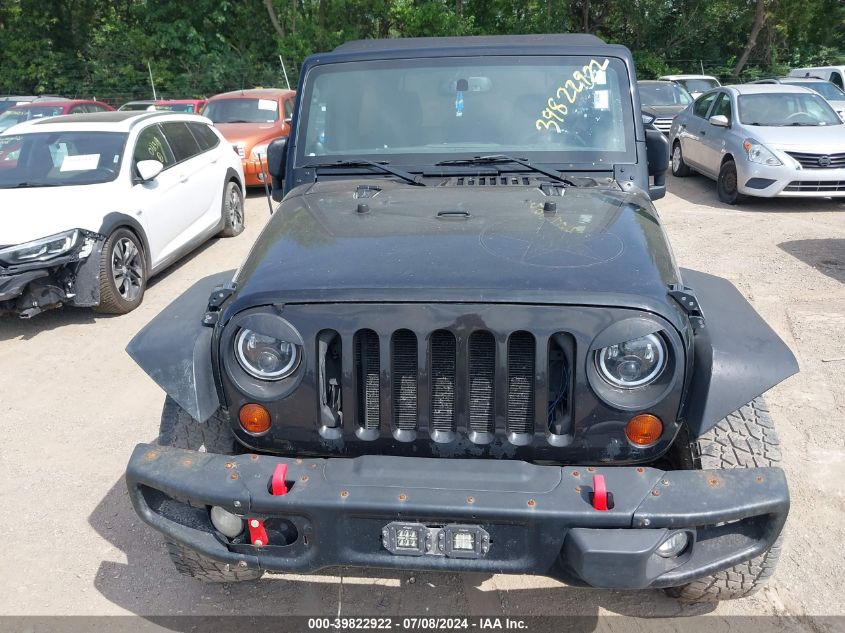 2013 Jeep Wrangler Unlimited Sport VIN: 1C4BJWDG0DL502589 Lot: 39822922