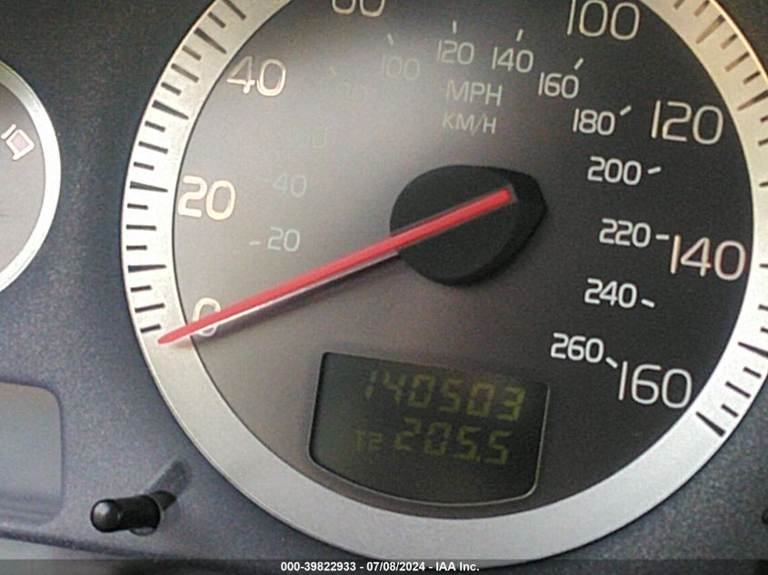 2006 Volvo S80 2.5T VIN: YV1TS592X61438031 Lot: 39822933