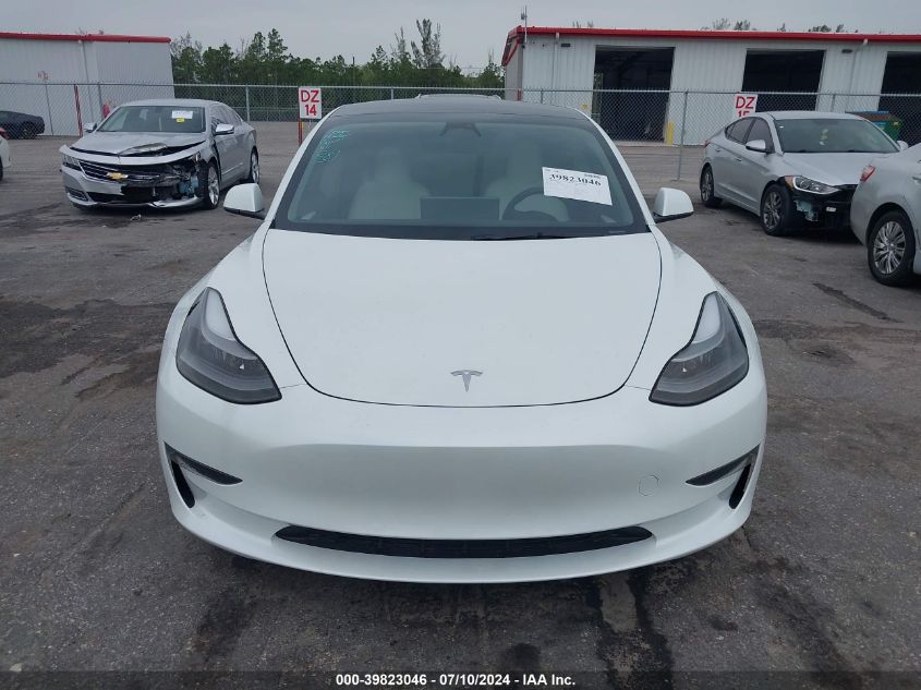 2023 Tesla Model 3 Rear-Wheel Drive VIN: 5YJ3E1EA5PF552868 Lot: 39823046