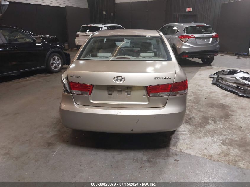 2006 Hyundai Sonata Gl VIN: KMHET46C36A076655 Lot: 39823079